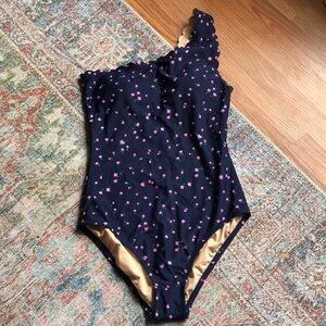 Jcrew one shoulder swimsuit